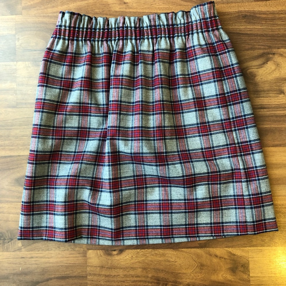 J Crew plaid skirt